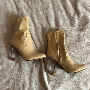Nude boots